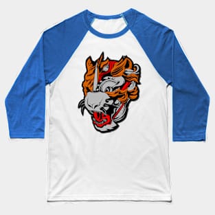 Tiger abstract illustration Baseball T-Shirt